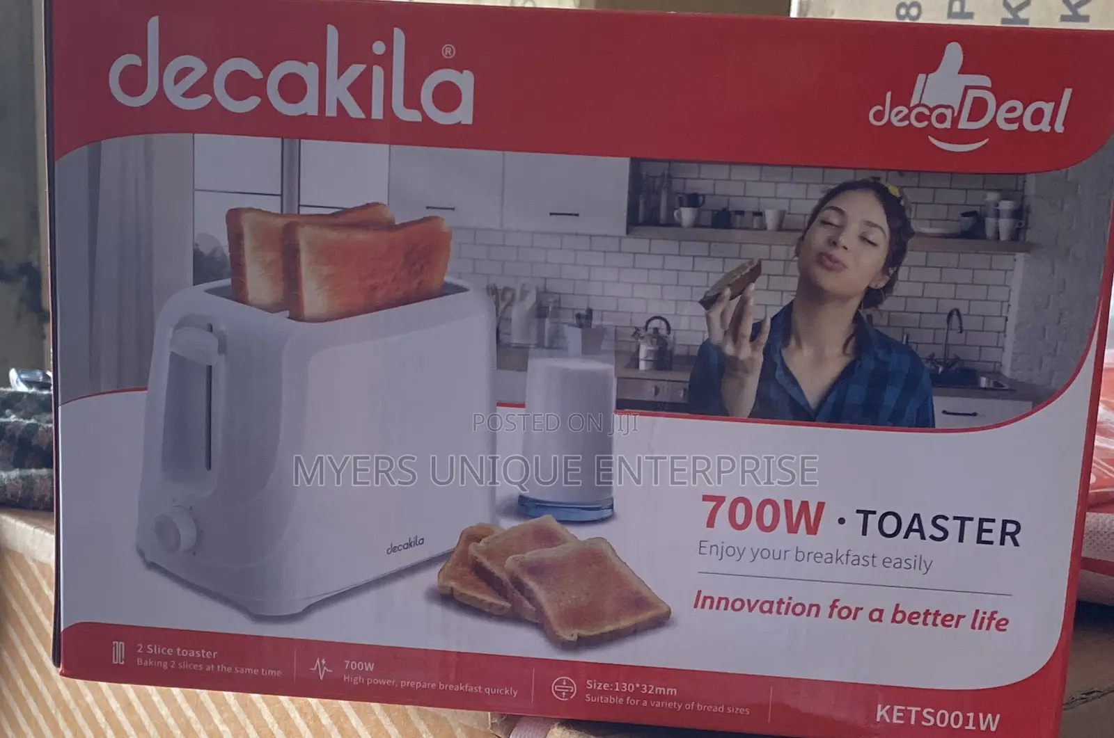 Decakila Countertop Toaster-Small Space Saver