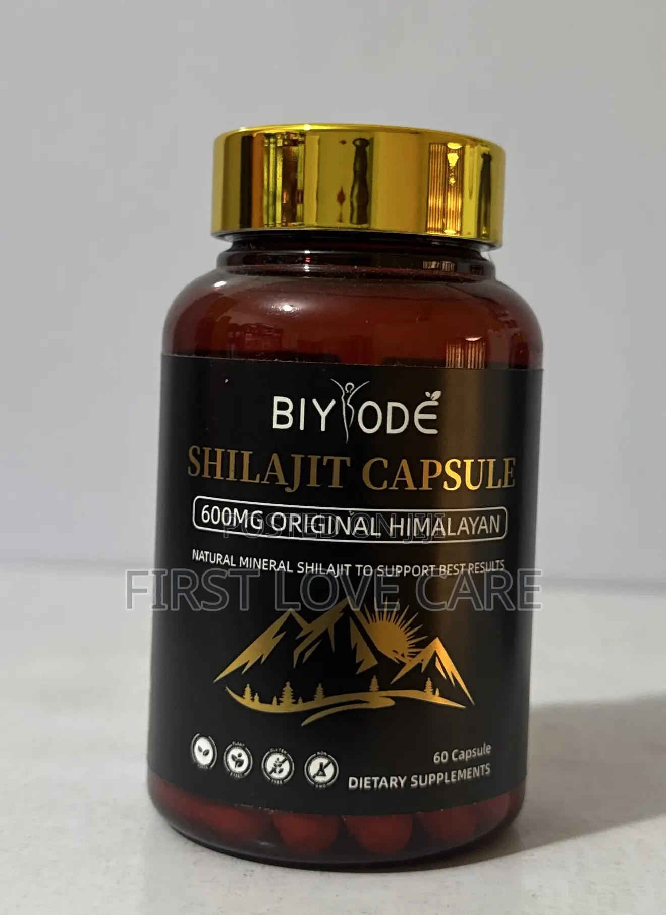 Biyode Shilajit Capsule 600mg Original Himalyan