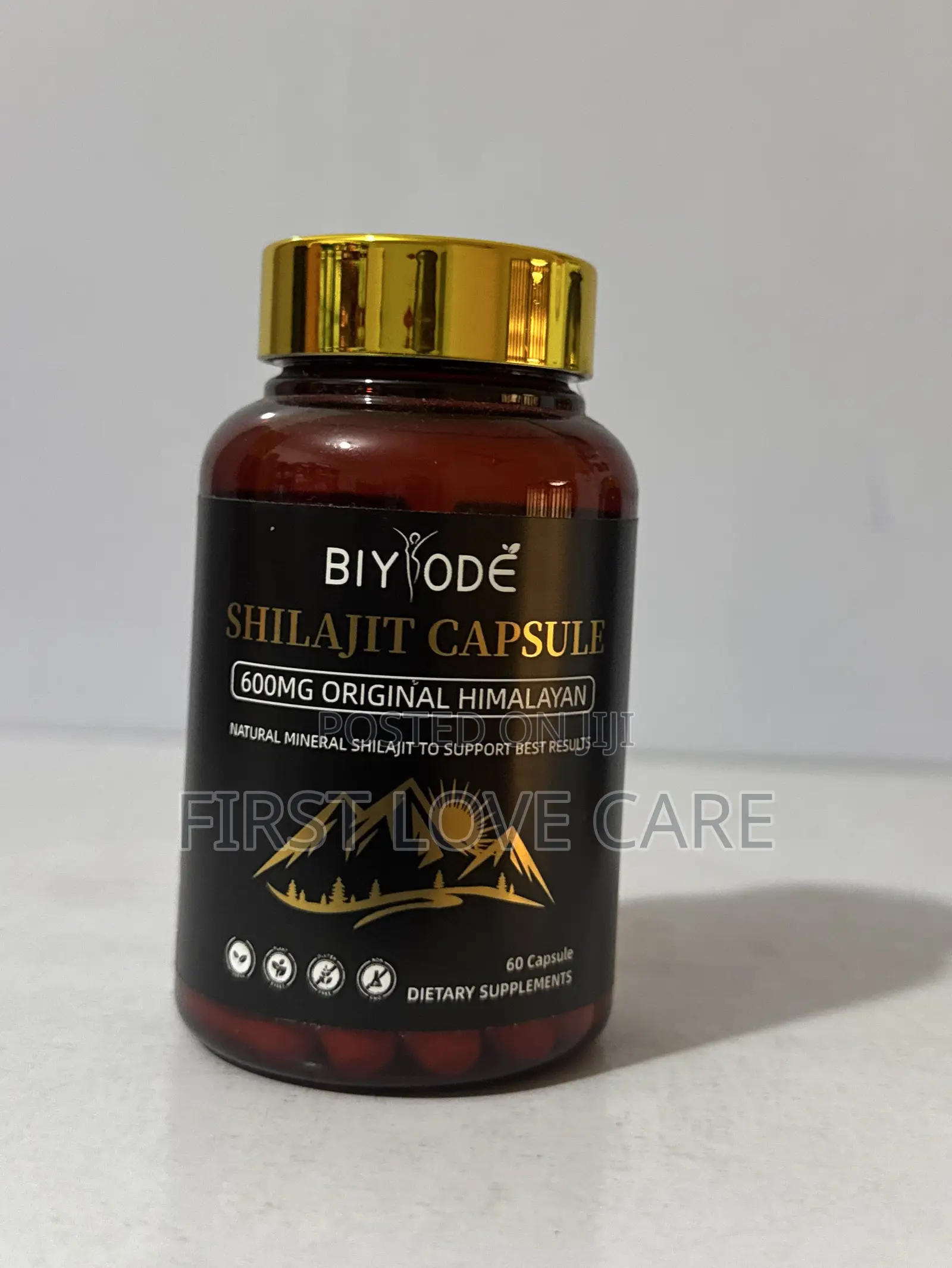 Biyode Shilajit Capsule 600mg Original Himalyan