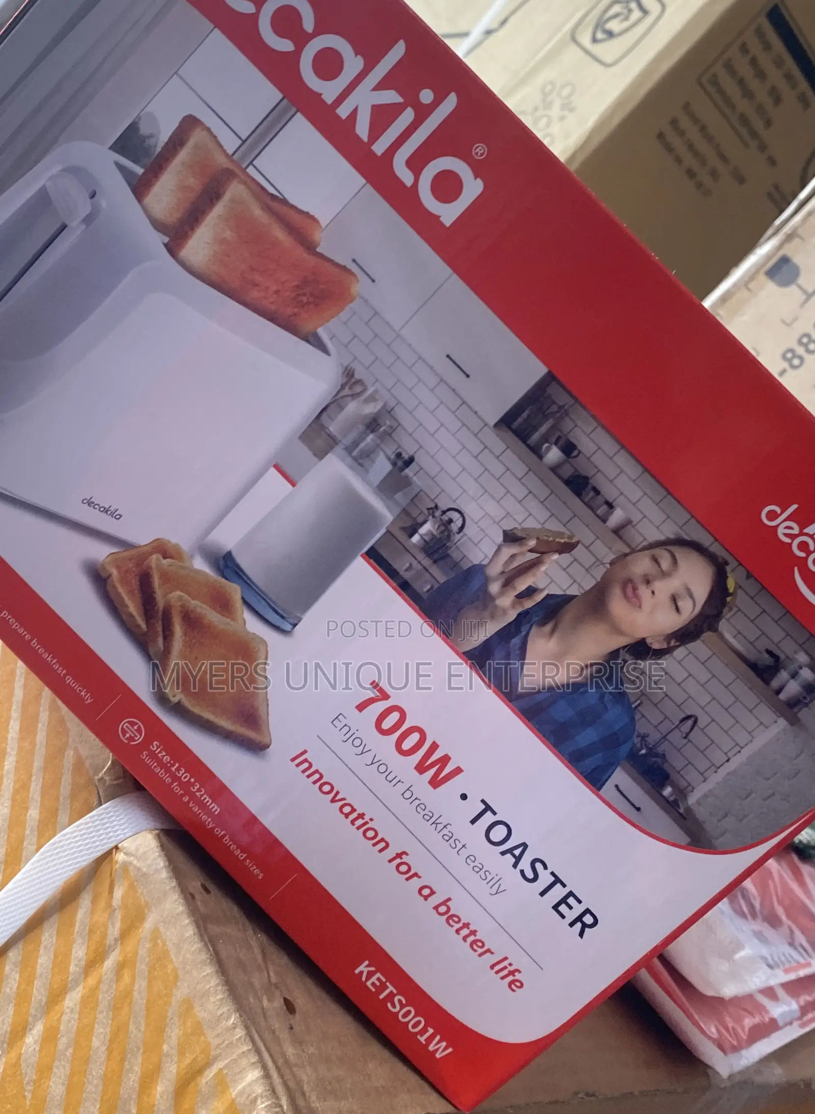 Brand New Decakila Toaster(Sealed in Box)-2 Slice