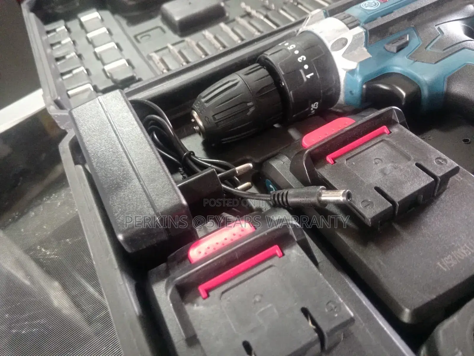 Heavy Duty Basoh Cordless Drill With Carry Case