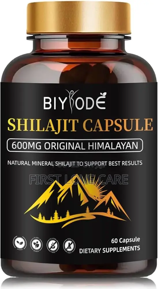 Biyode Shilajit Capsule 600mg Original Himalyan