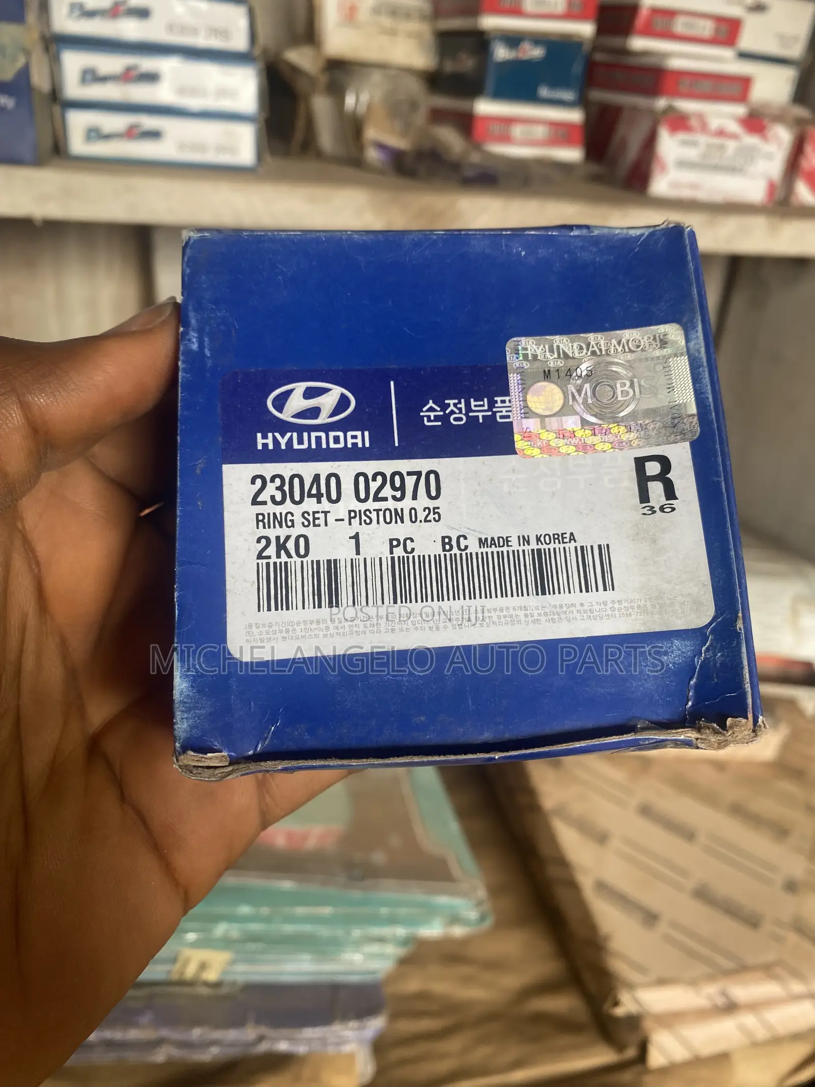Piston Rings Kia Picanto 1.1