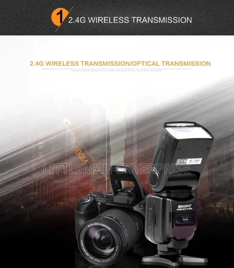 Universal Camera Speedlite Triopo With Trigger