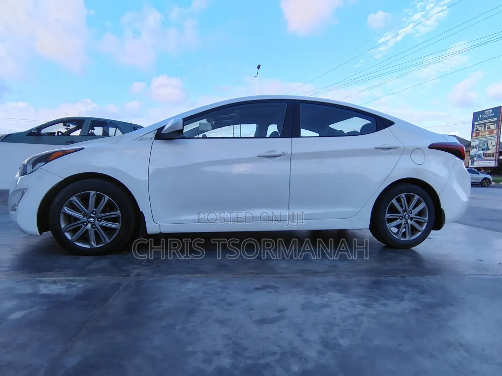 Hyundai Elantra Limited 4dr Sedan (1.8L 4cyl 6A) 2014 White