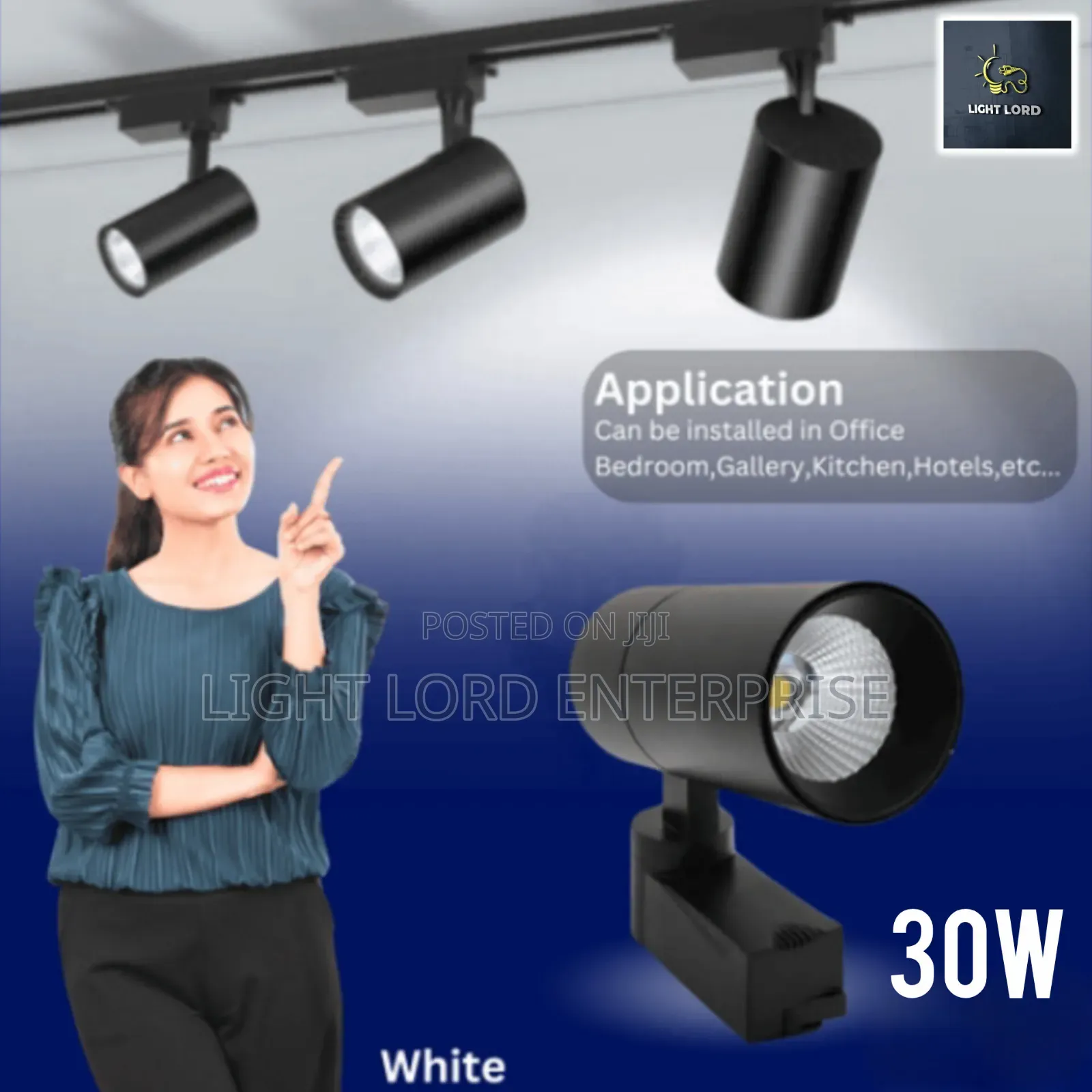 Rotating 360degree Led Track