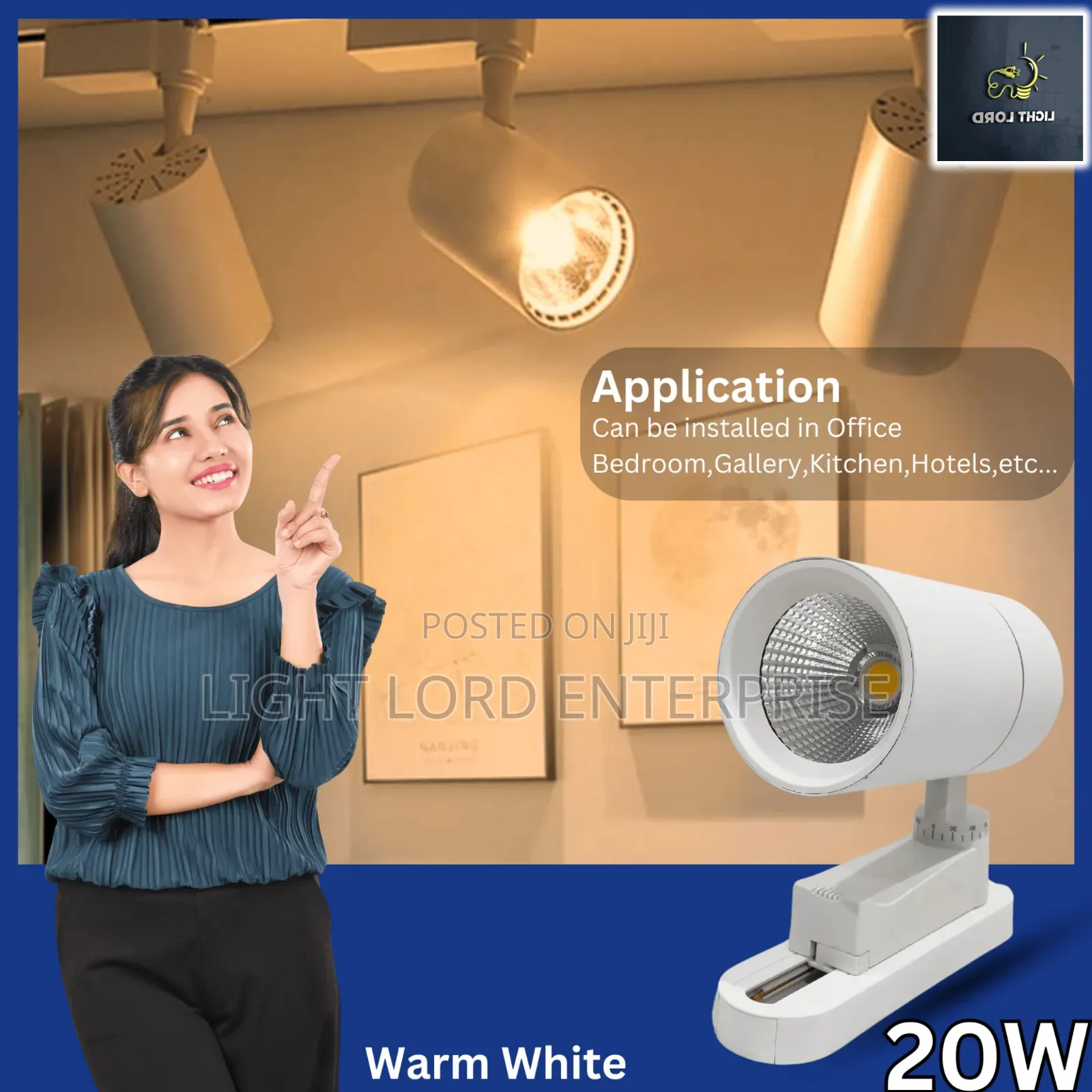 Set Up Showroom Track Light 20w