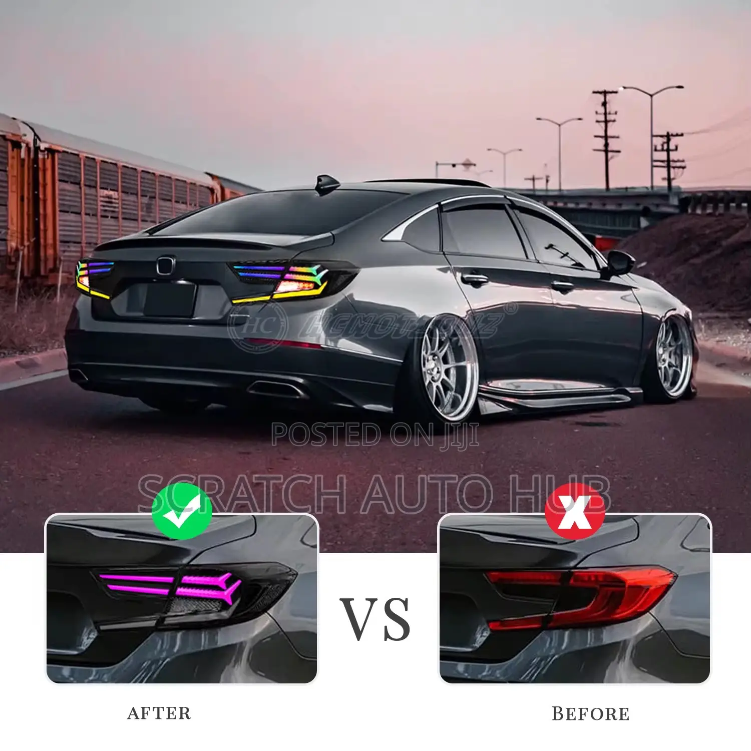 Honda Accord Spec Taillight With Phone Control Available