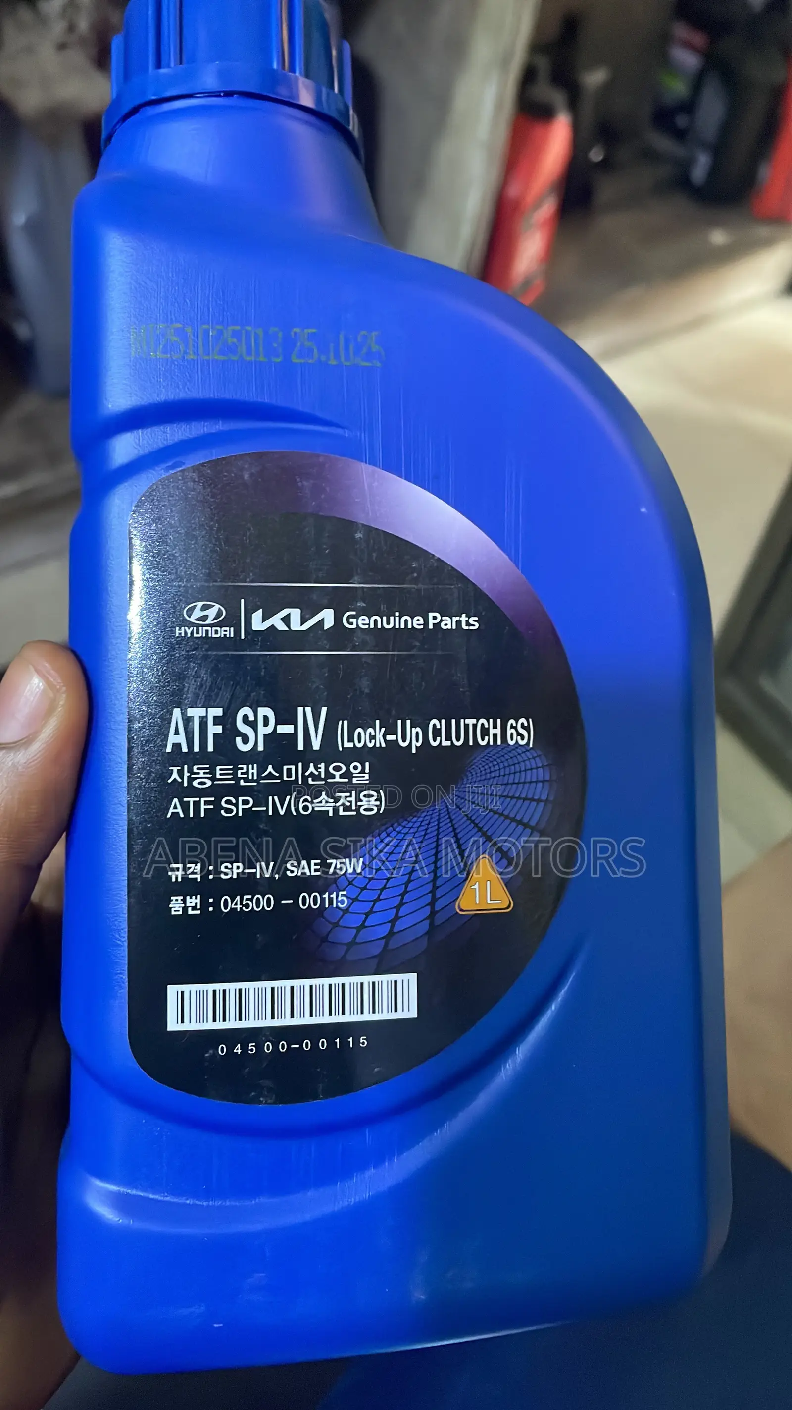 Hyundai and Kia Atf Sp-Iv ( Lock-Up Clutch 6s)
