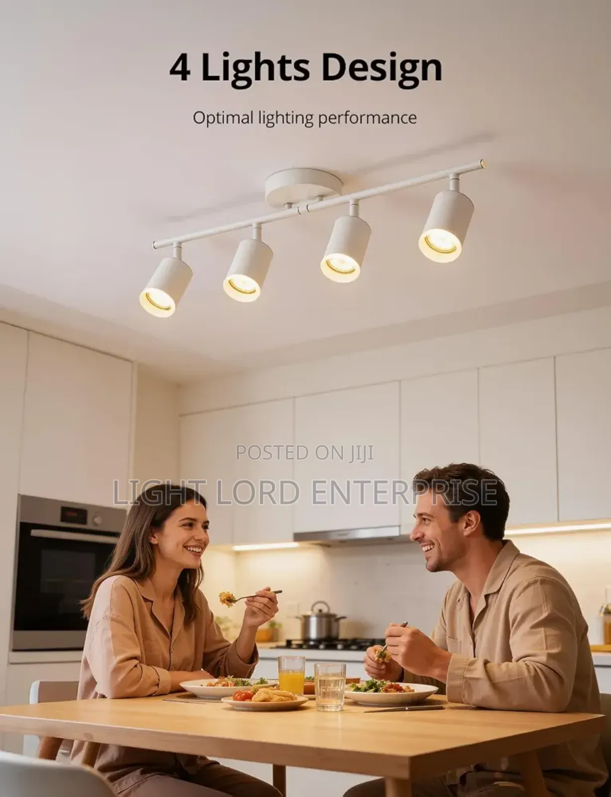 ) ( Uniben Led Track 3pieces With 1track Light