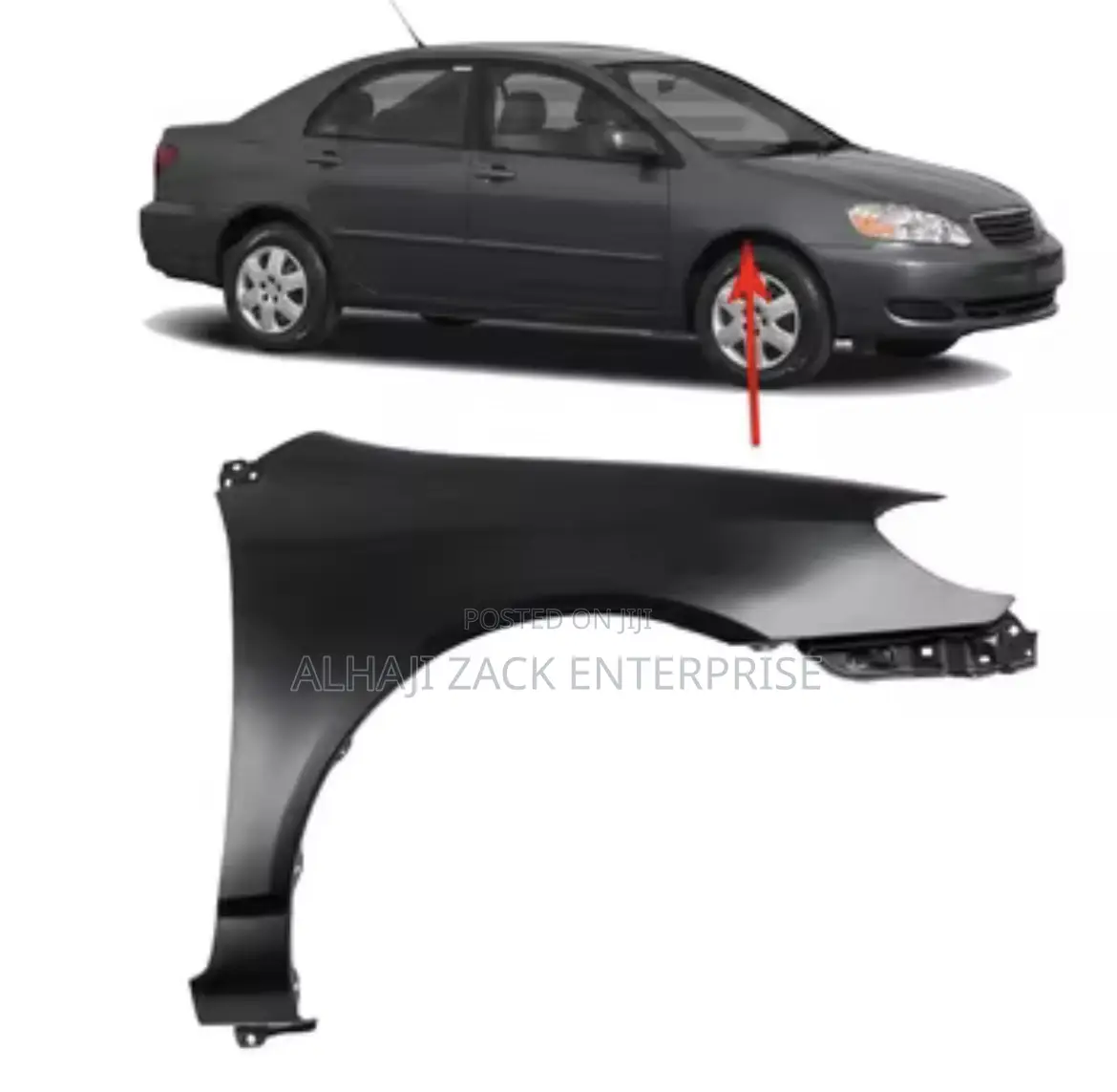 Toyota Corolla 2003- 2008 Fenders