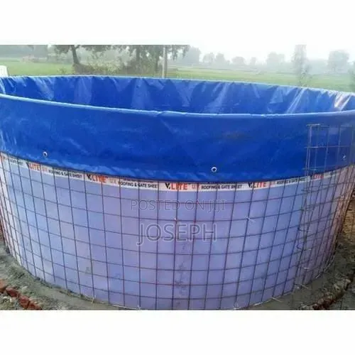 Round Secure Tarpaulin Fish Tank