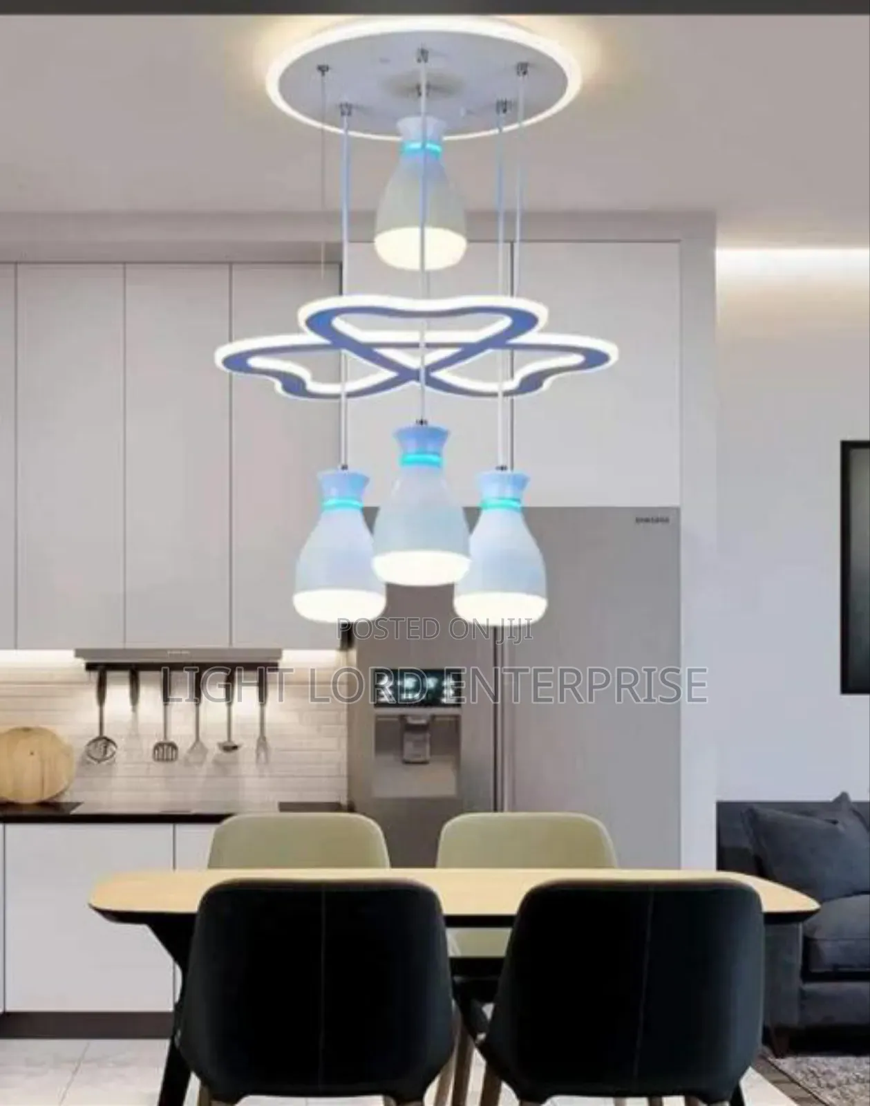 Blue Suck Led Pendant Light