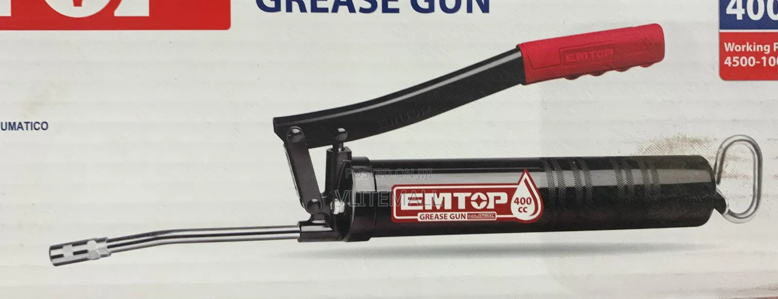 Emtop Model Eggn4001 Is a Heavy-Duty Manual Grease