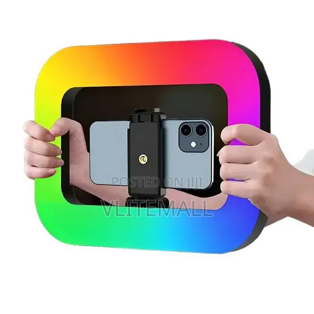 Mobile Phone Camera Adjustable Rgb Colors And Stepless Dimming.