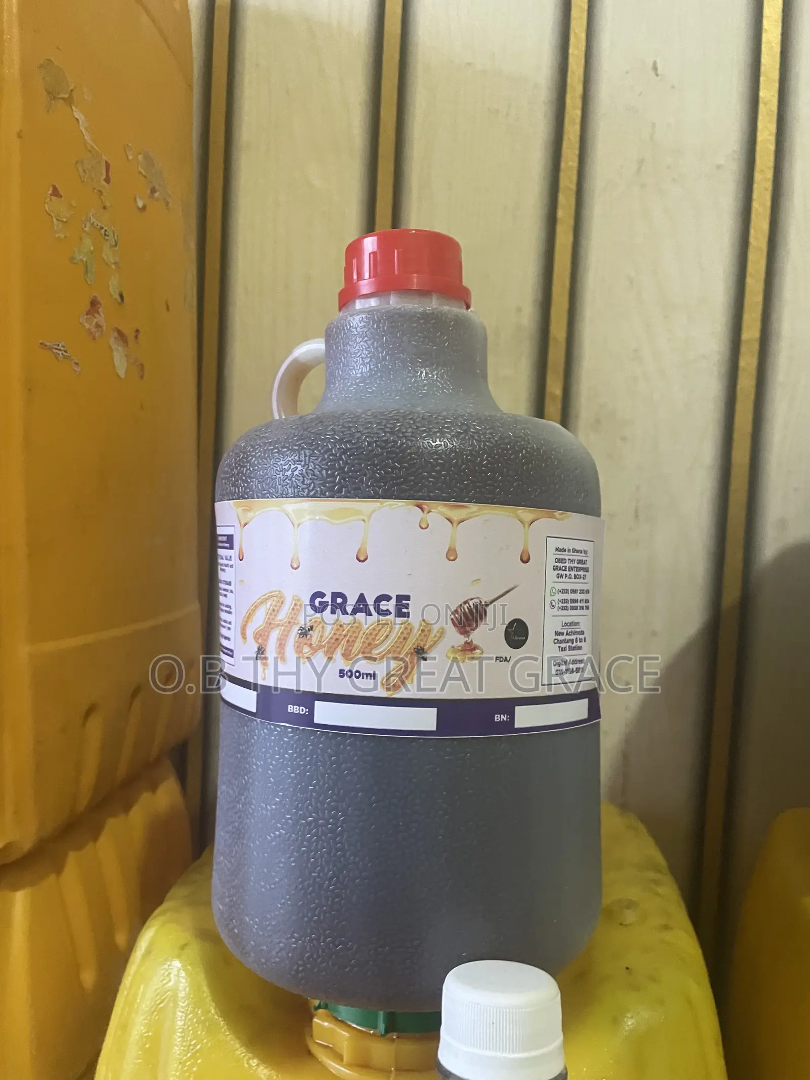 Raw Natural Pure Organic Honey 2.5 Liters