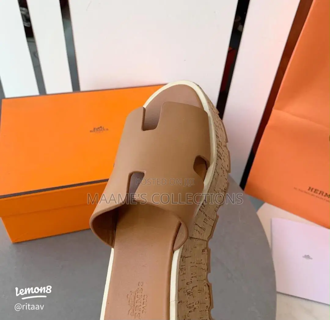 Hermes Eze 30 Wedge Sandals ( in a Box)