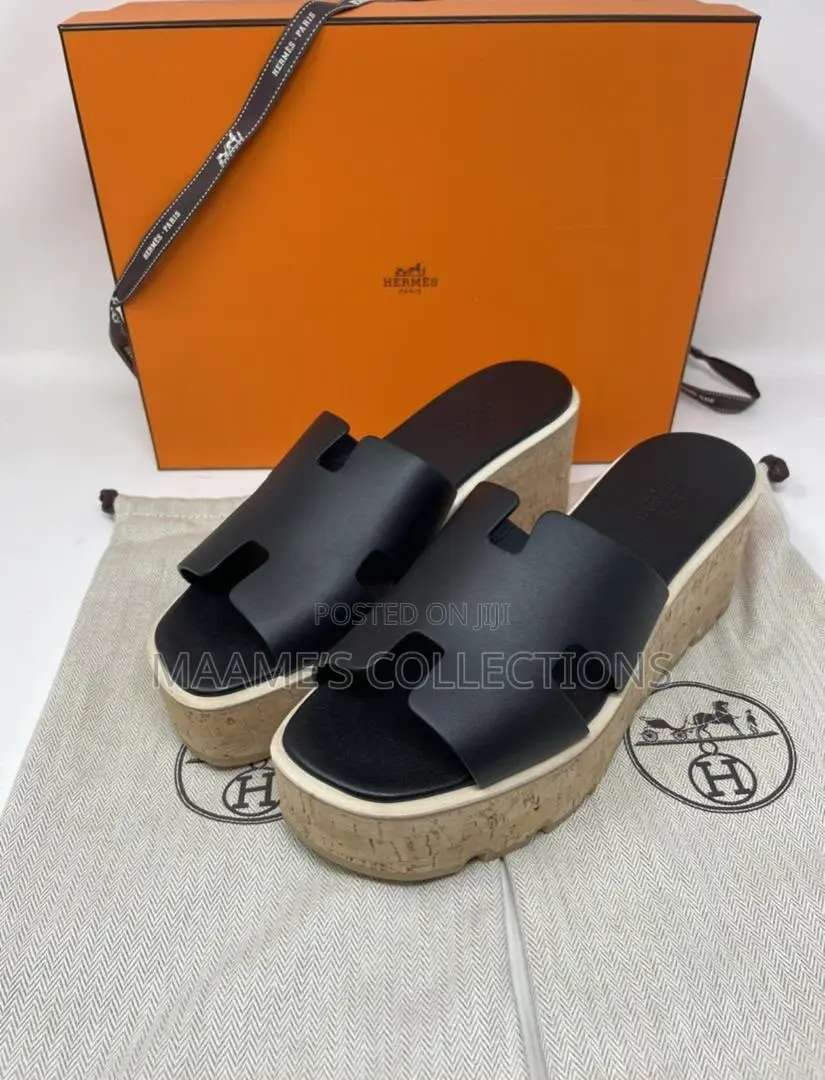 Hermes Eze 30 Wedge Sandals ( in a Box)