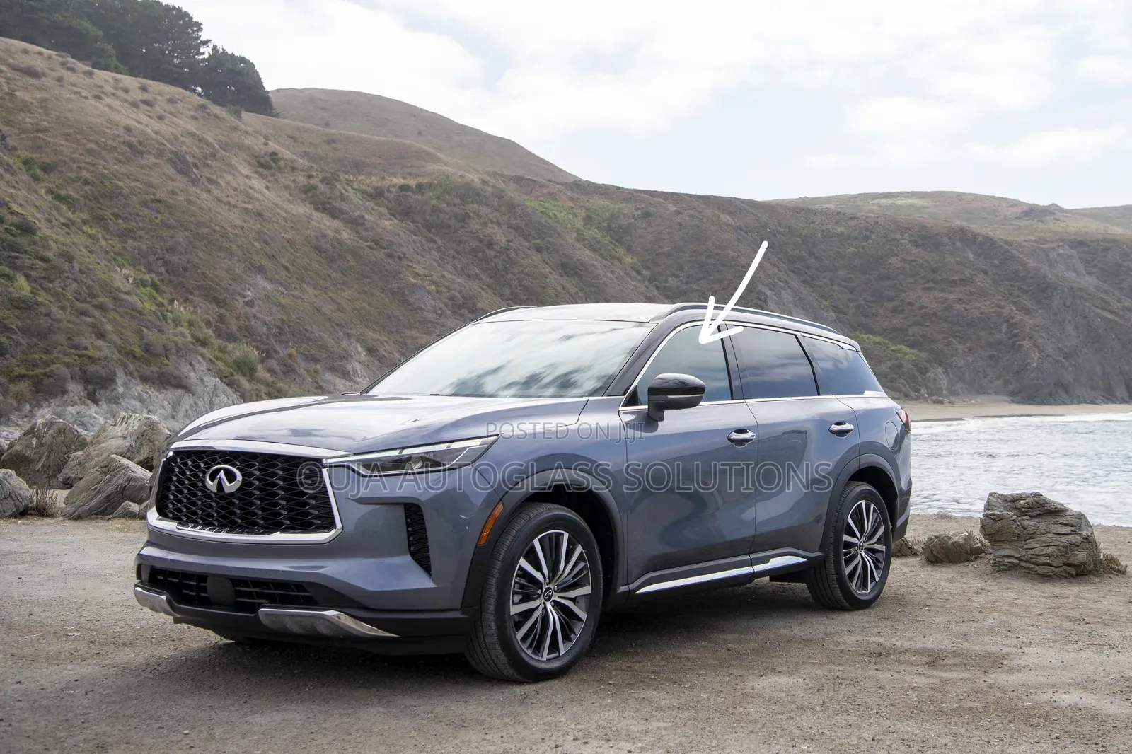 2022 Infiniti Qx60 Laminated Front Left Door Glass Available
