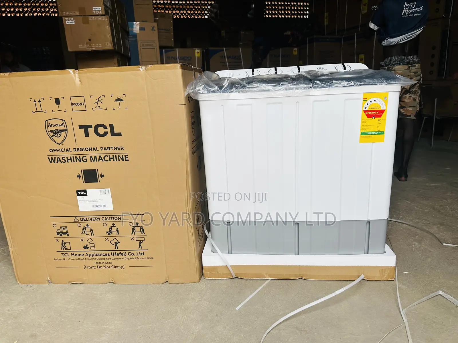 Soak Wash With TCL 10kg Semi Auto Clean Washing Machine