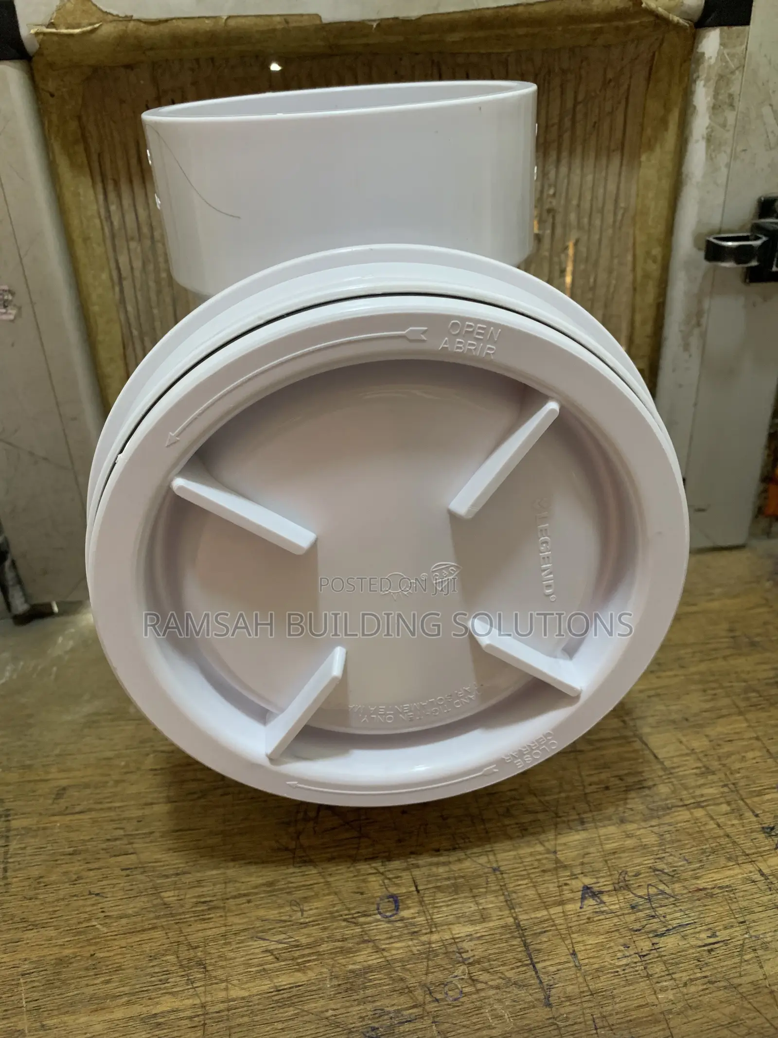 6-Inch PVC Non-Return Valve (Check Valve) – Heavy-Backflow Preventer