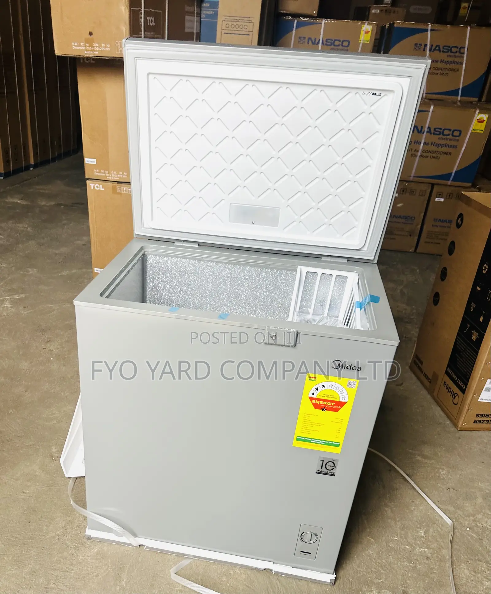 Deep Freezing Midea 200 LTRS Chest Freezer + Inbuilt Inverter