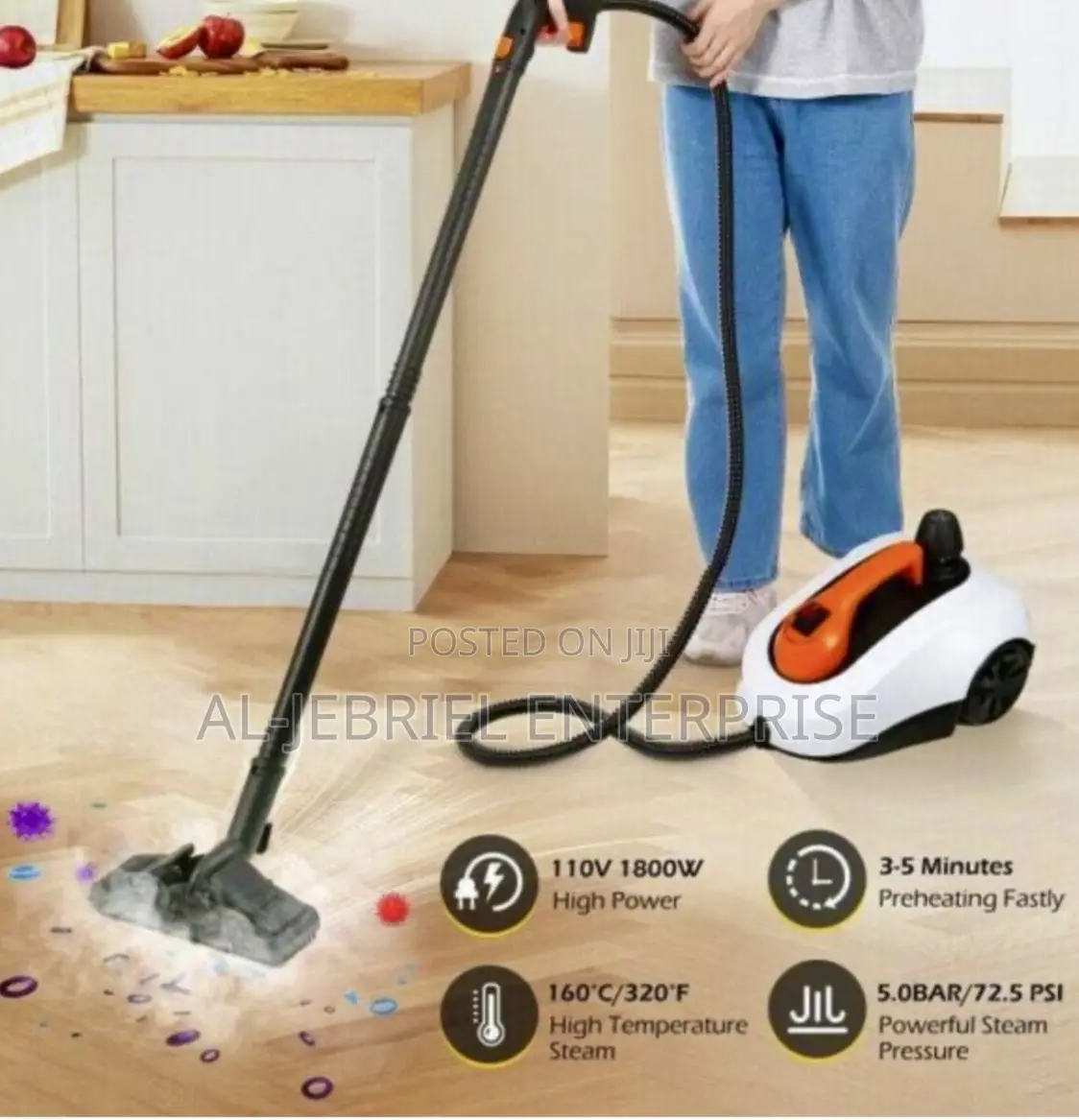 Decakila 1.5l Steam Cleaner