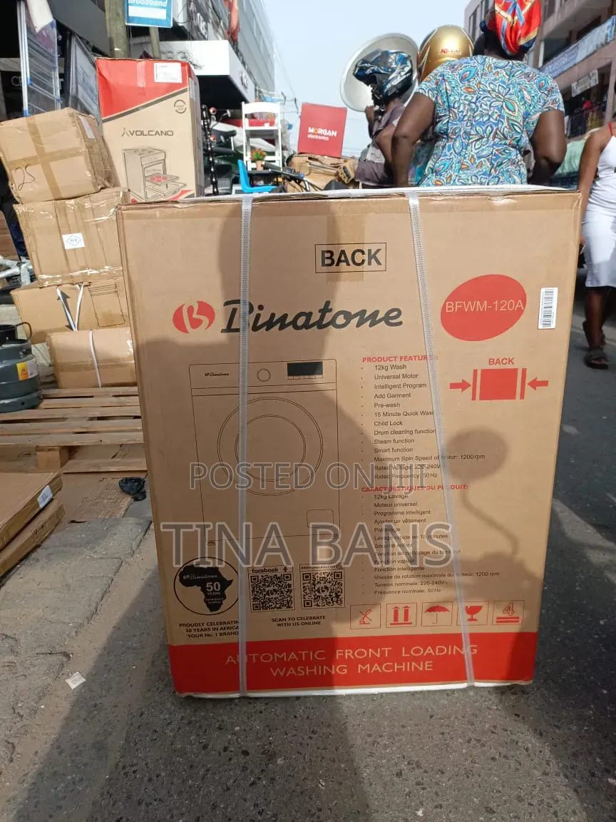 Binatone 7kg / 9kg / 12kg Fully Automatic Front Load Washing Machine