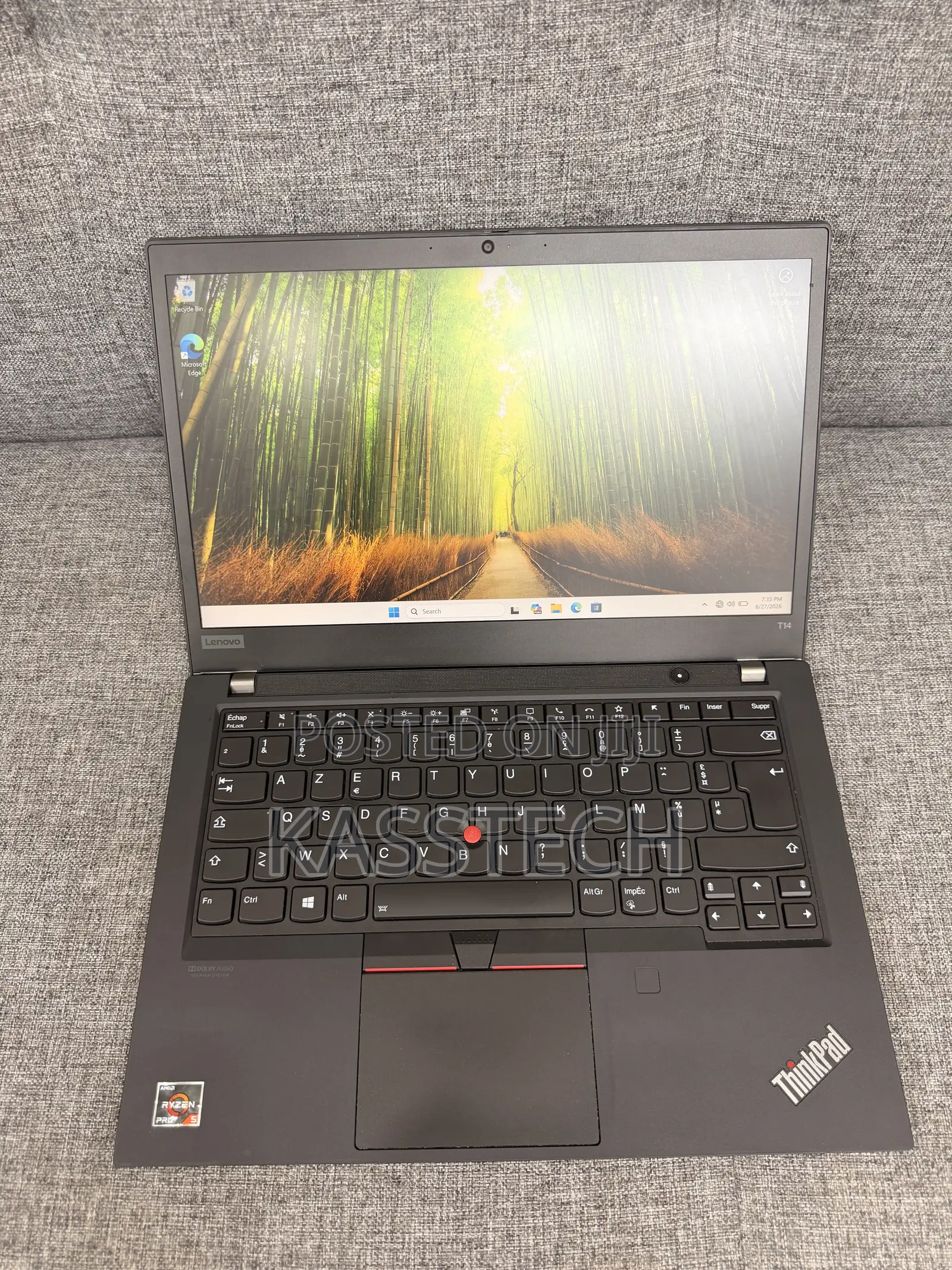 Laptop Lenovo ThinkPad T14 16GB AMD Ryzen 5 SSD 256GB