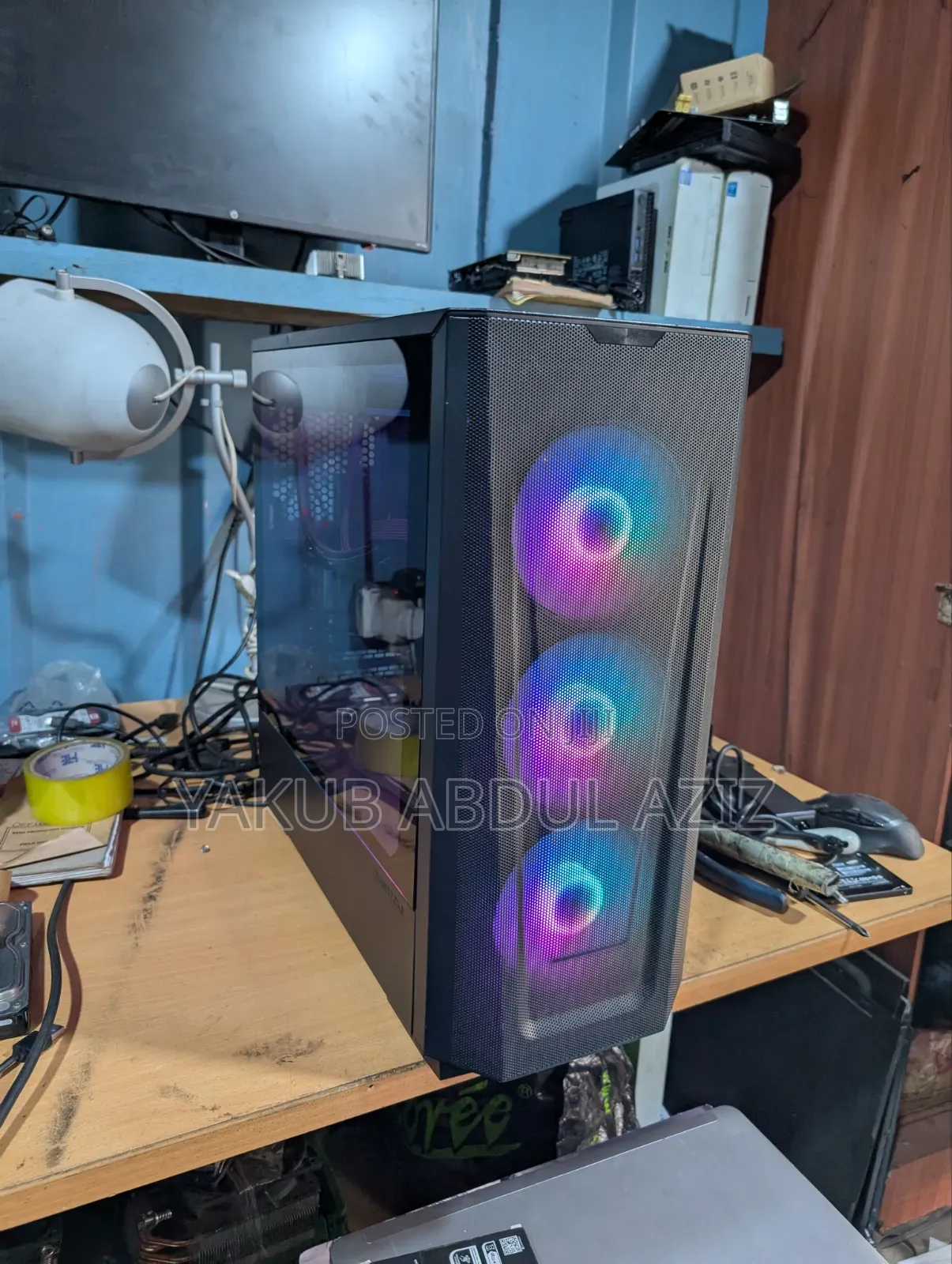 Gaming Case With RGB Fans