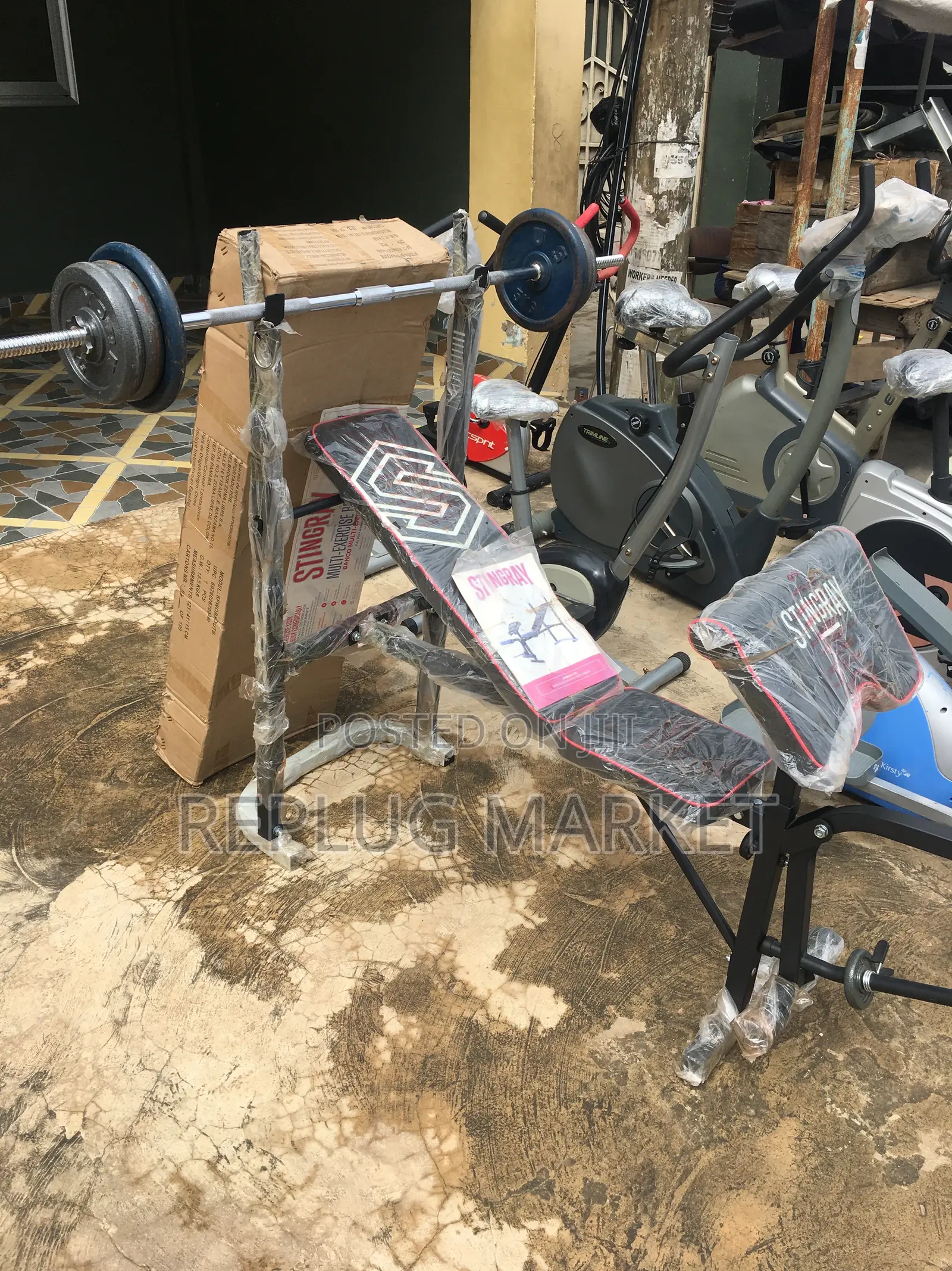 Stingray Adjustable Weight Bench Press for Home Gym