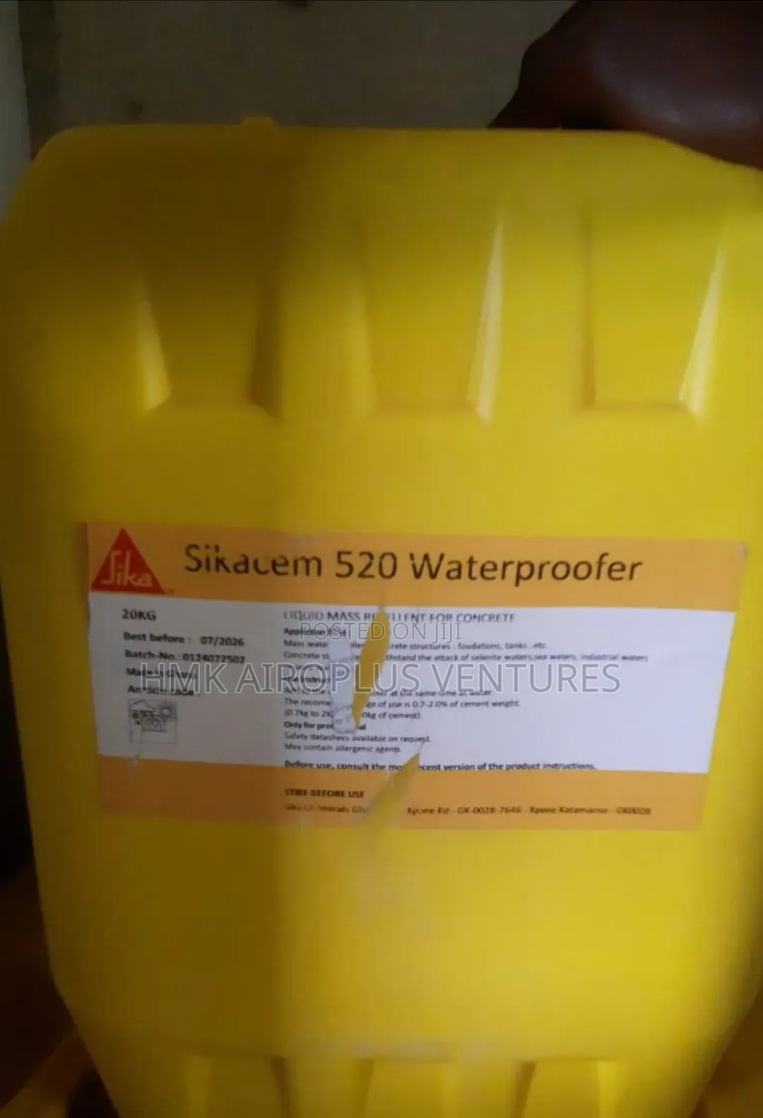 20kg Sikacem 520 Waterproofer