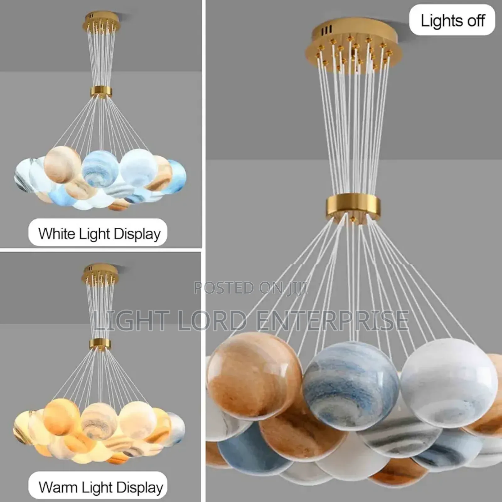 Milky Bubbles Led Chandeliers