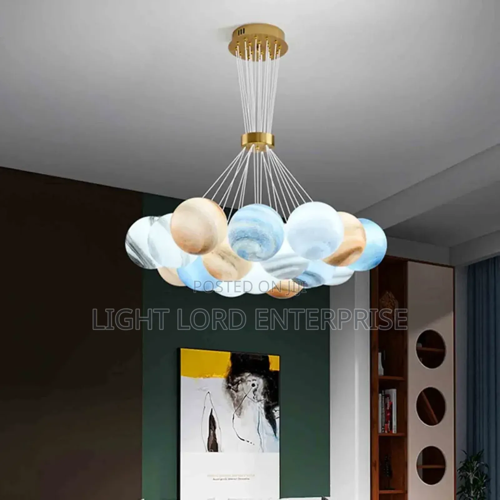Bombing Tie Bubbles Chandelier /E27