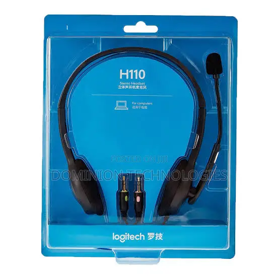 Logitech H110 Stereo on Ear Headset Original
