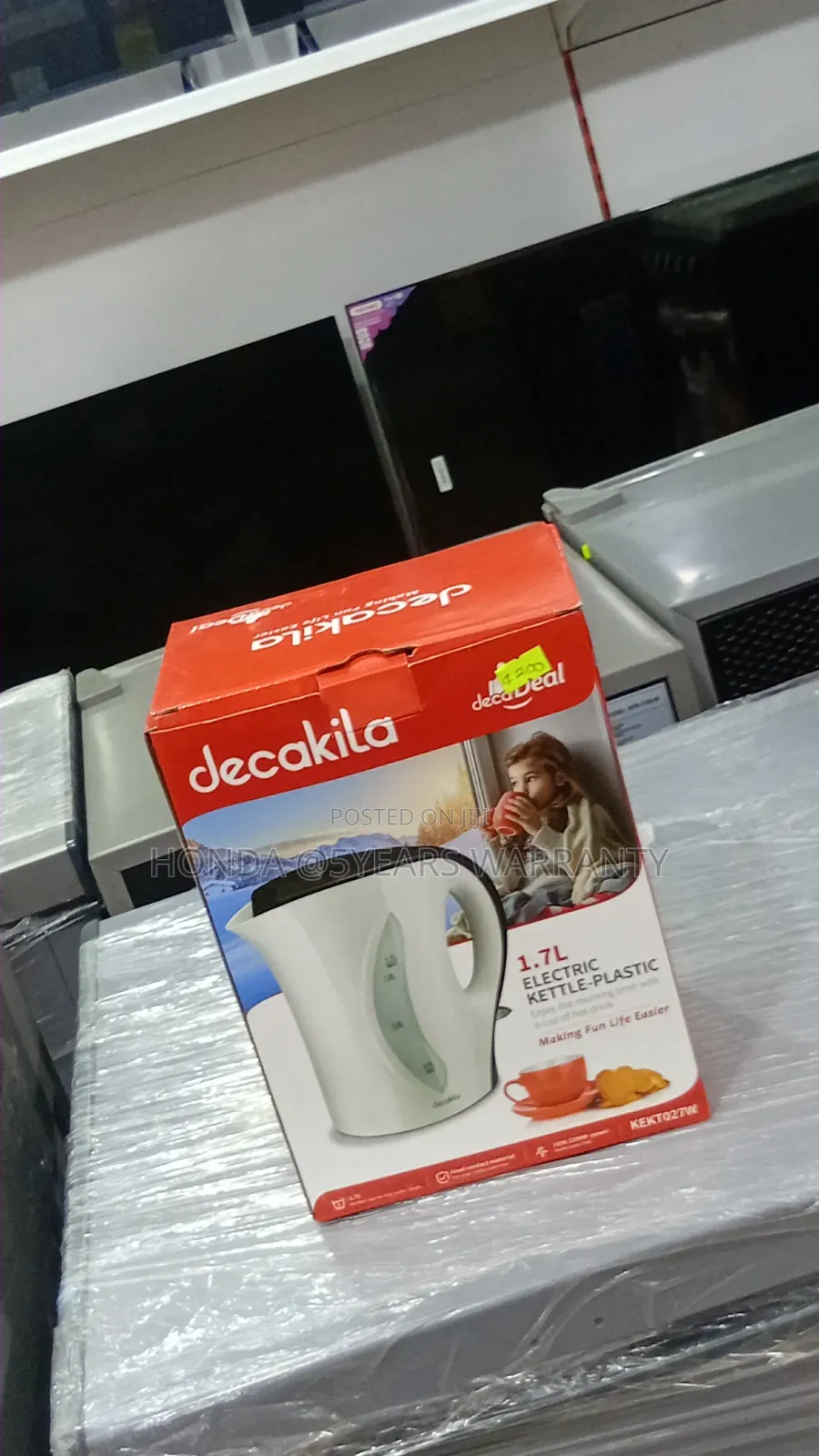 Quick, Safe Energy-Efficient – Decakila Electric Kettle