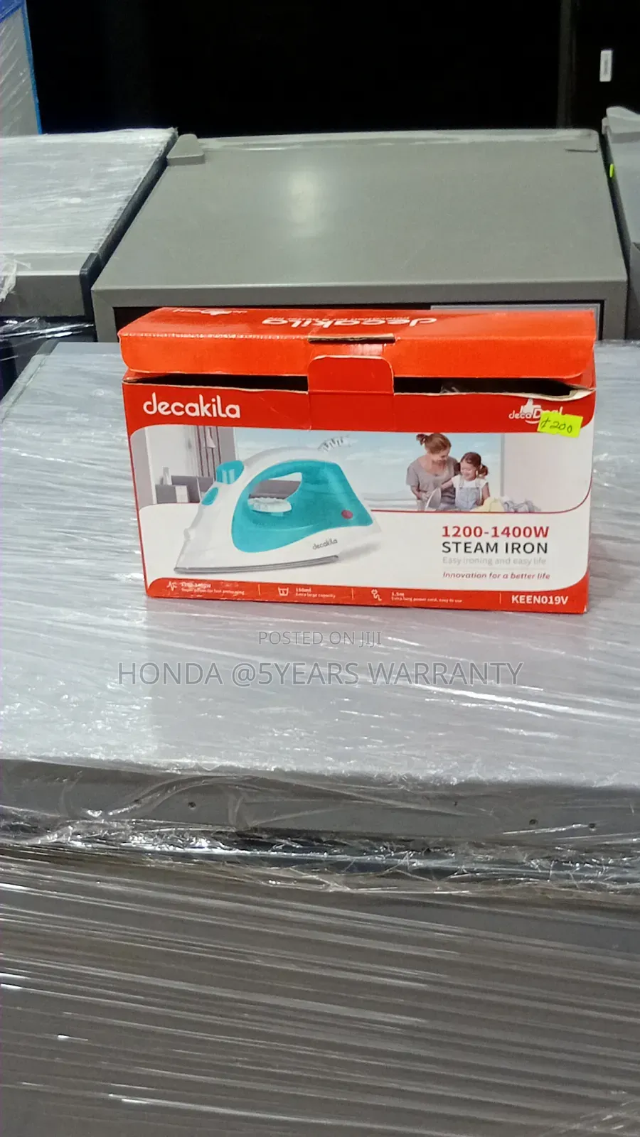 Fresh, Crisp & Neat Clothes Start With Decakila Iron.