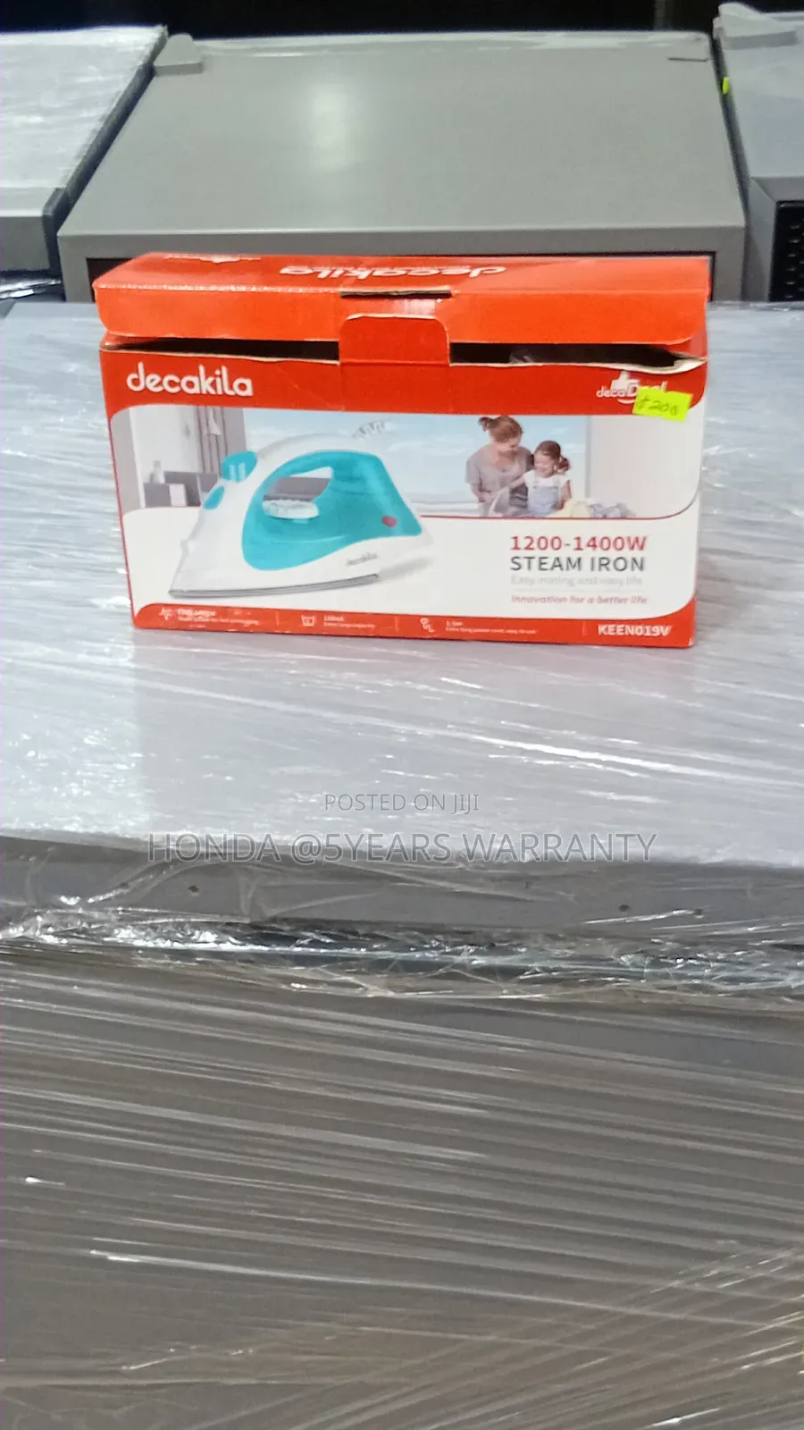 Upgrade Your Laundry Routine With The Durable Decakila Iron Today!