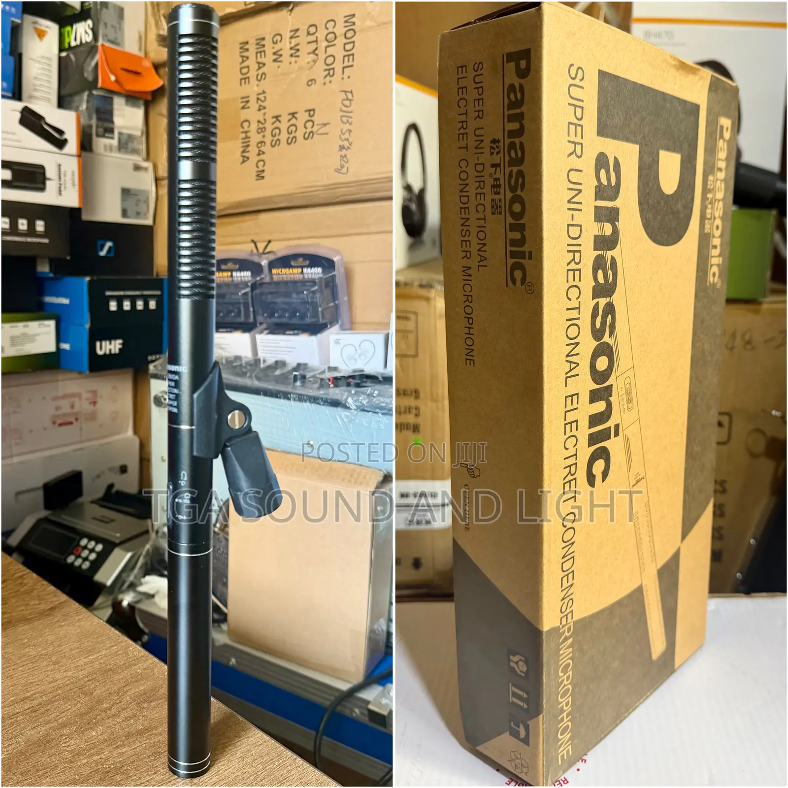 Panasonic Em-2800a Super Uni-Directional Electret Microphone