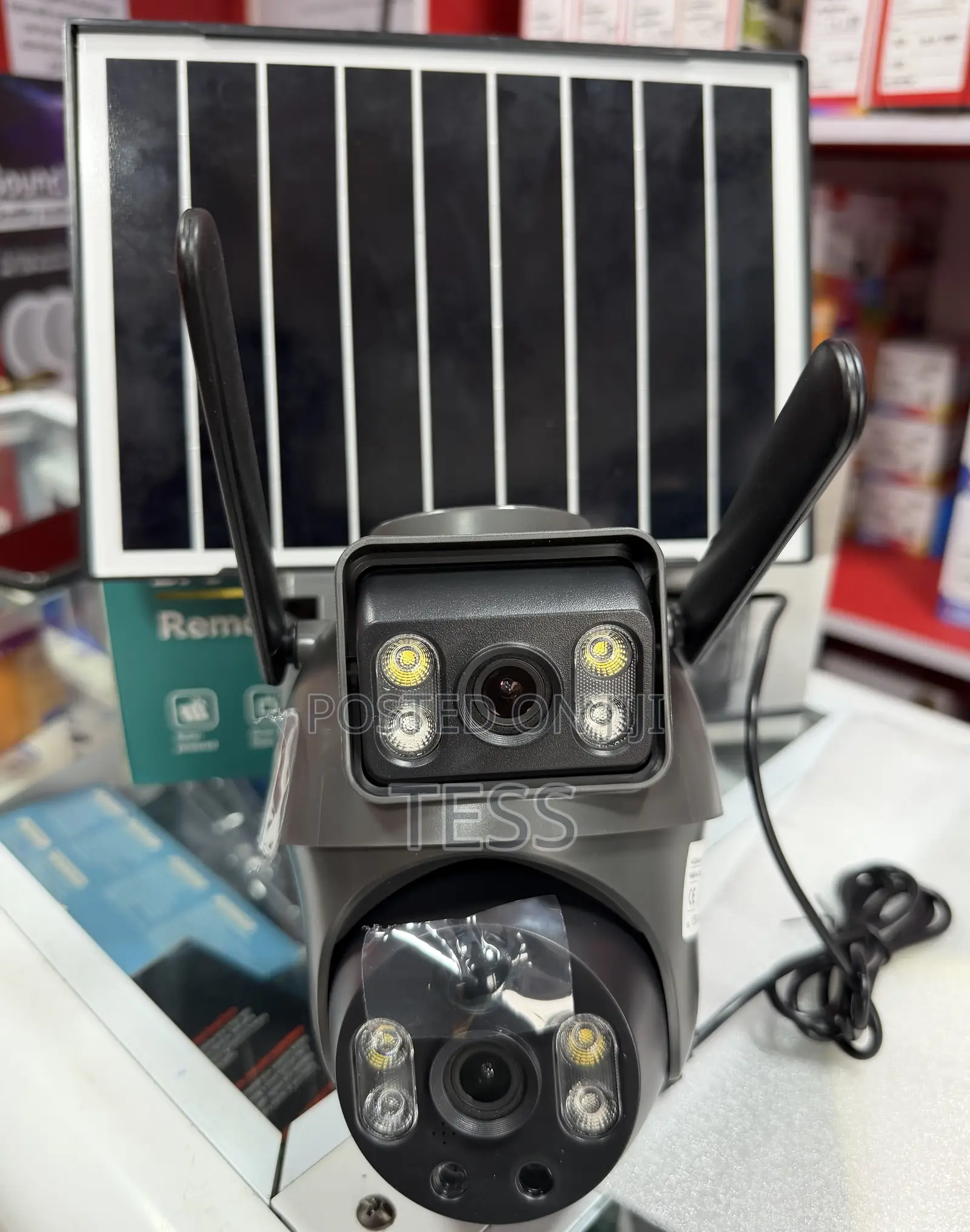 Solar 4g Sim Camera Dual Lens V380 Pro App 2way Audio Full Color