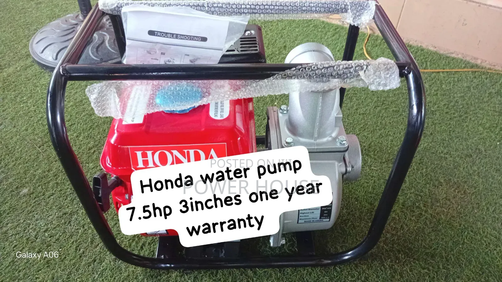 Honda 7.5hp 3-Inch Water Pump –Premium Quality Fuel Efficient 7.5hp