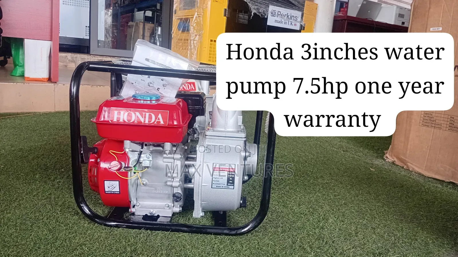 Heavy-Duty Honda 3-Inch 7.5hp Water Pump