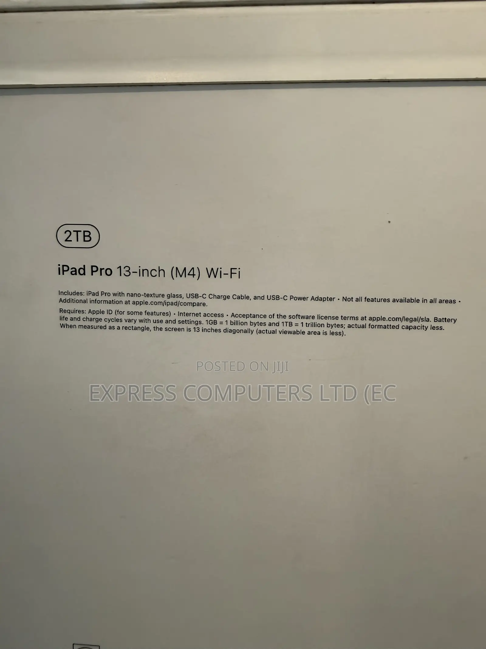 New Apple iPad Pro 13 (2024) 2 TB Silver