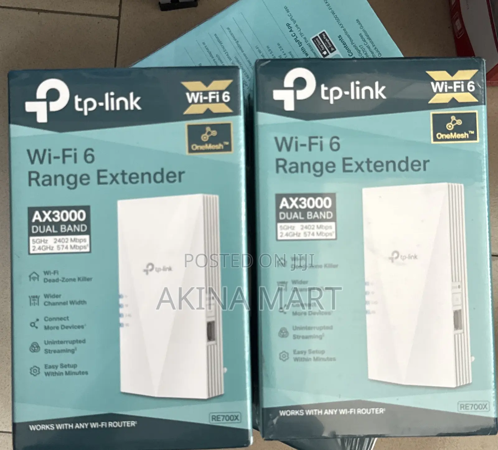 To Link Re700x Tp-Link Range Extender Ax3000 Dual Band