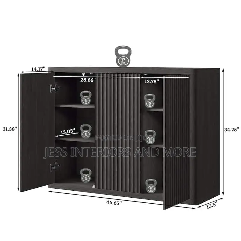 Black Storage Cabinet