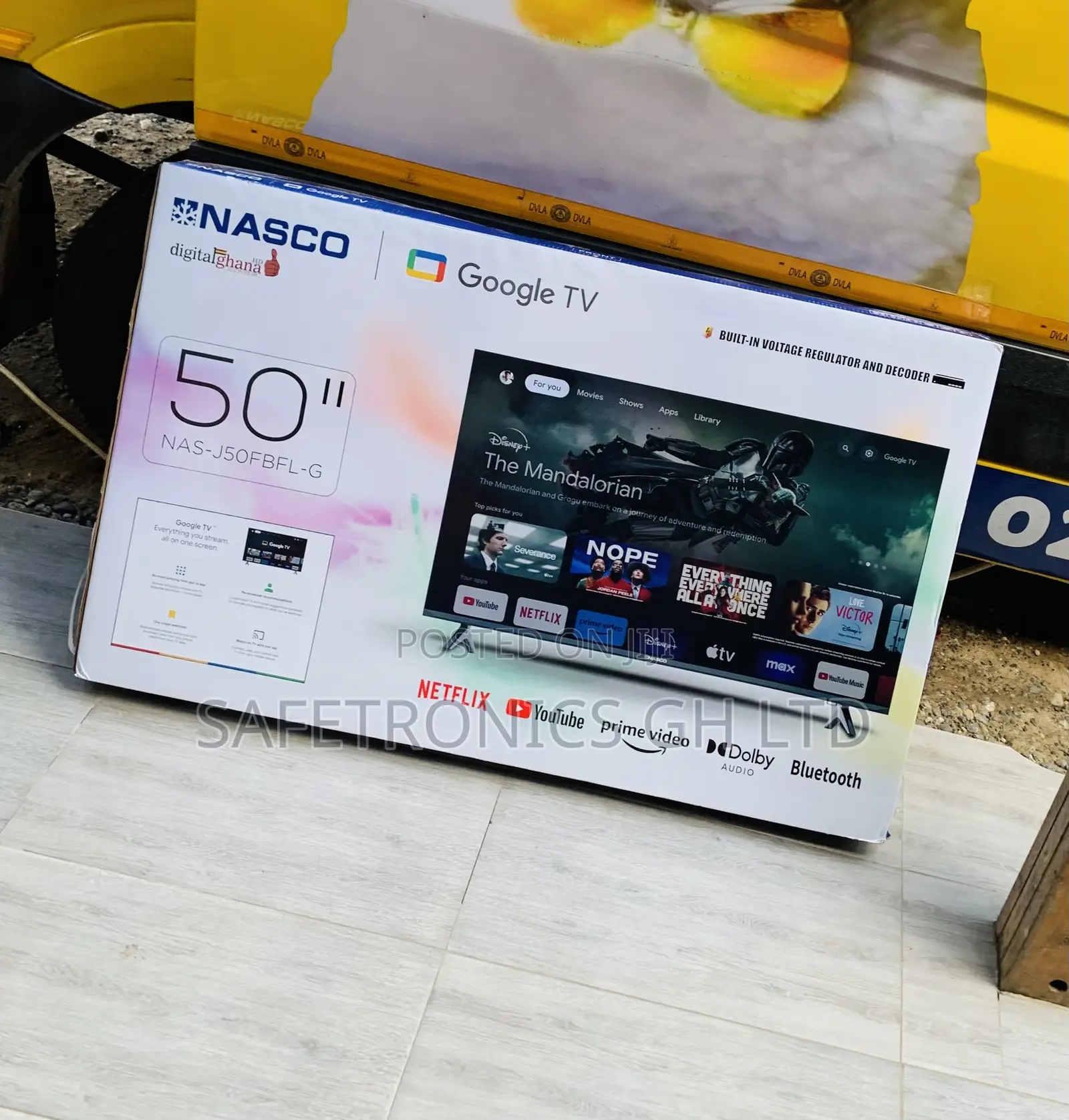 Grab Elegant Nasco 50”Uhd Smart Flat Vidaa-Nas-H50fs-Vid Television