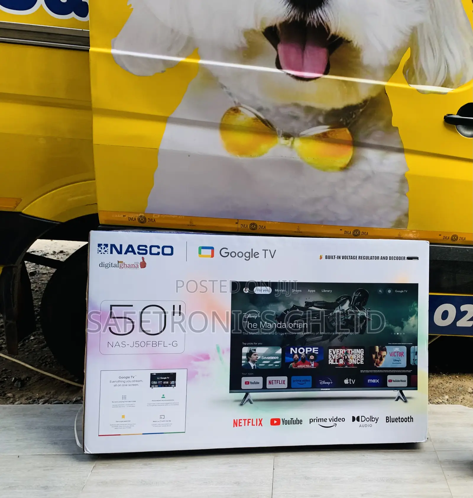 Grab Elegant Nasco 50”Uhd Smart Flat Vidaa-Nas-H50fs-Vid Television