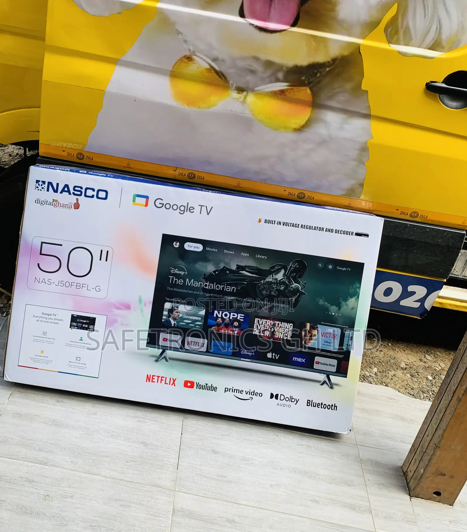 Perfect Sleek Nasco 50”Uhd Smart Flat Vidaa-Nas-H50fs-Vid Television