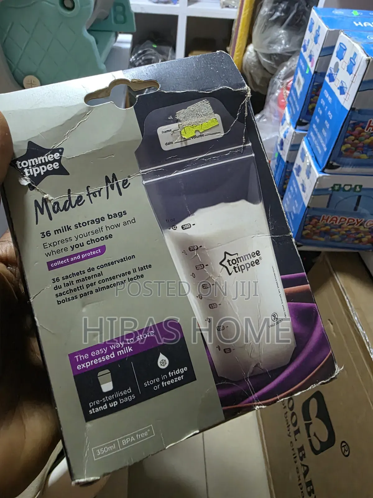 Tommee Tippee 36 Milk Storage Bags 350ml
