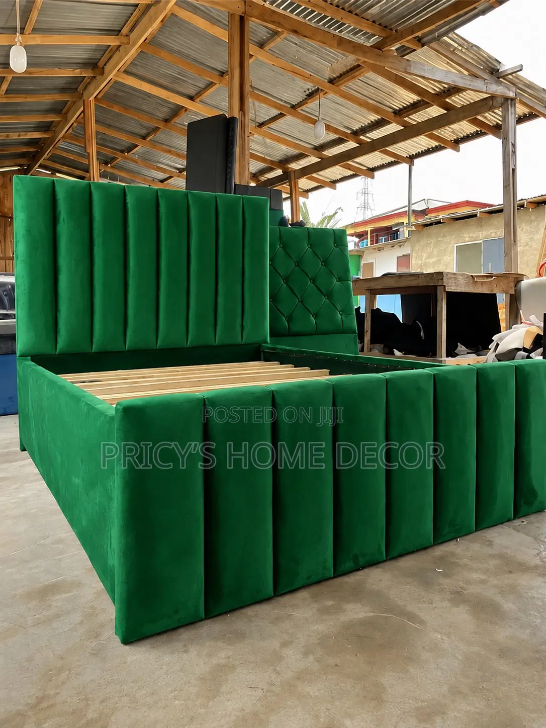 Pattern Double Foreign Bed Frame Luxury Style!